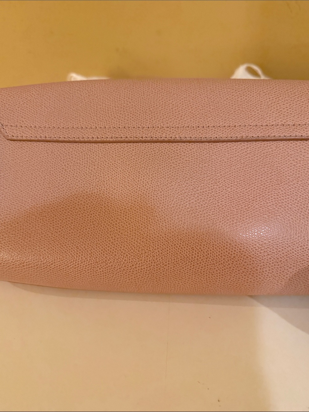 Furla Blush Pink Leather Crossbody with Gold Hardware - Picture 9 of 10